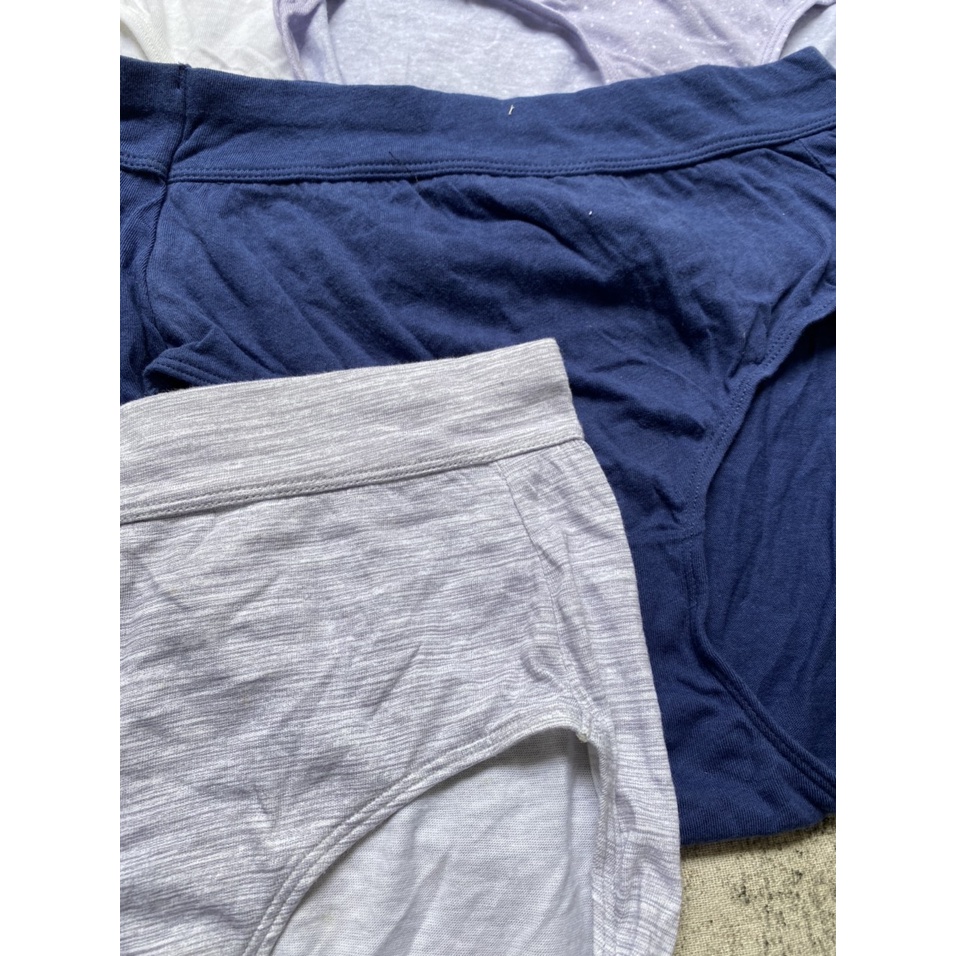 Hàng xuất xịn - Set 5c Quần lót cotton dáng Briefs xuất khẩu có big size