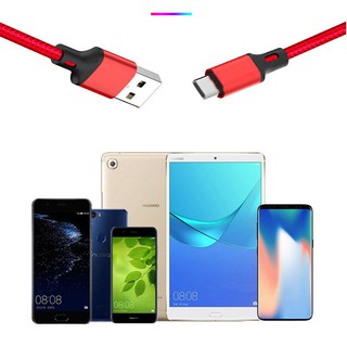 Cáp sạc android dây dù - Dây sạc Type C dài 1.5 Mét