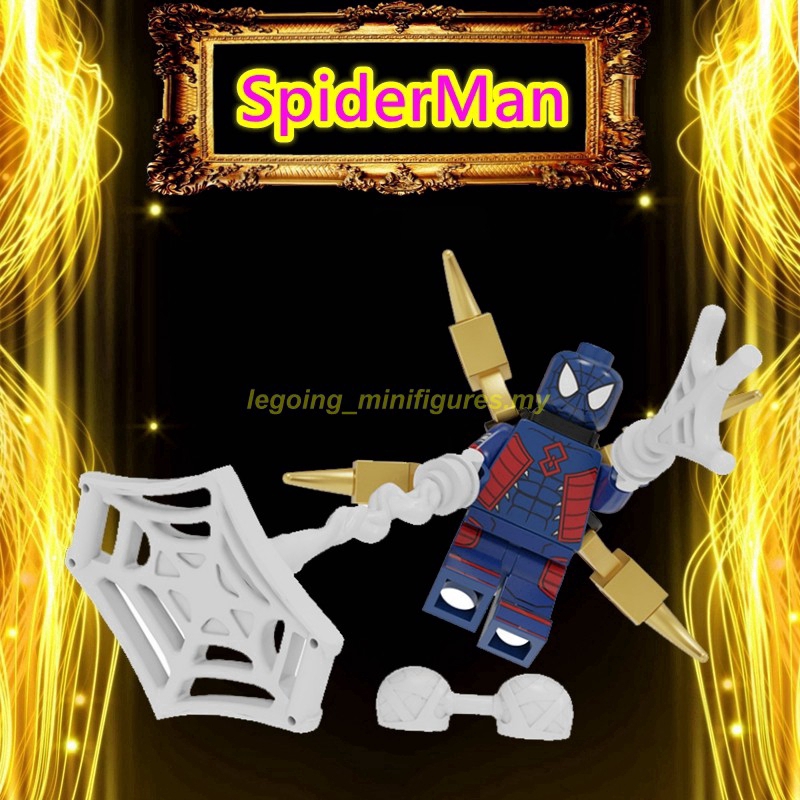 Bộ đồ chơi khối lắ́p ráp Lego mô hình nhân vật hoạt hình Spider-Man: Into the Spider-Verse độc đáo