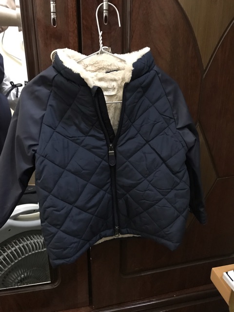 Áo ấm lót lông mango bé trai