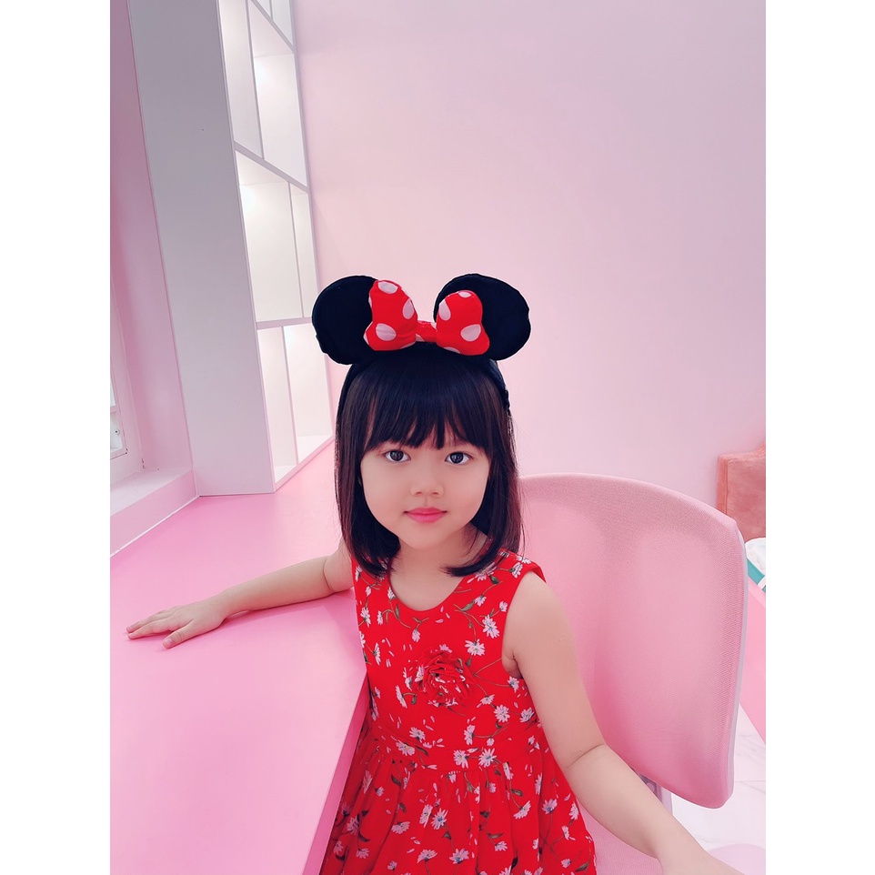 BỜM CÀI TÓC NƠ CUTE CHO BÉ - BĂNG ĐÔ-BỜM MINIE