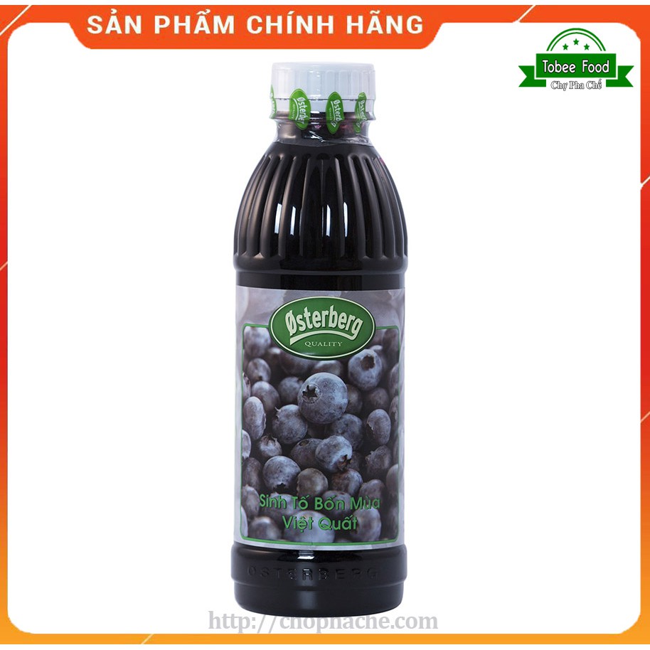 Sinh tố Việt Quất OSTERBERG ( 1 lít ) - Nguyên Liệu Pha Chế Trà Trái Cây - Sinh Tố Thơm Ngon Độc Đáo