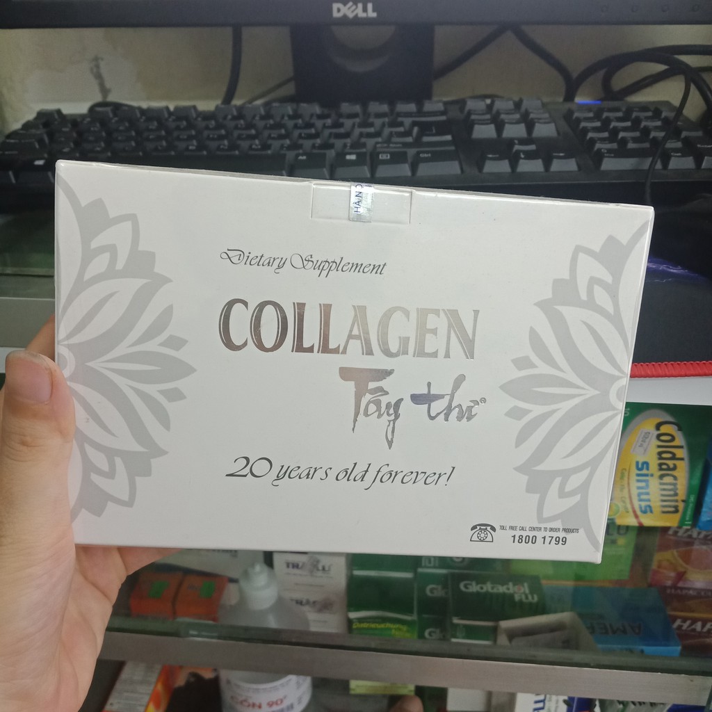 Collagen tây thi hộp 20 vỉ x 6 viên giữ mãi tuổi 20