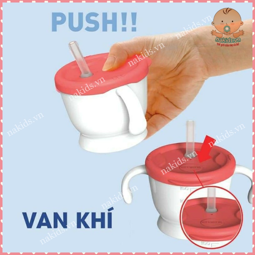 Cốc Tập Uống, Bình Tập Hút KICHI 150ml 3 Giai Đoạn Cho Bé MS54