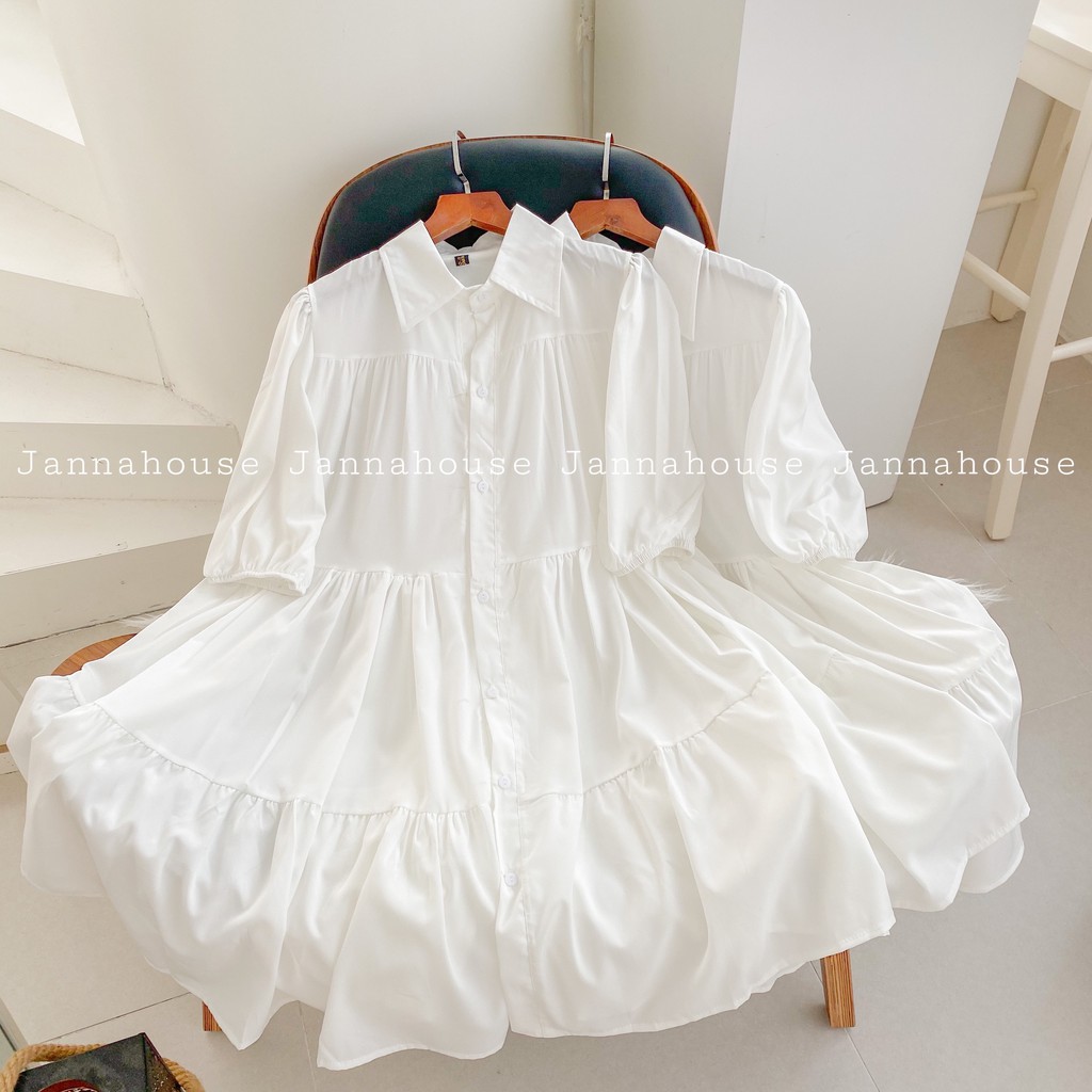 [Mã SKAMA06 giảm 8% tối đa 50K đơn 250K] [HÀNG ĐẸP] Váy ulzzang babydoll cao cấp - V18- janna house | BigBuy360 - bigbuy360.vn