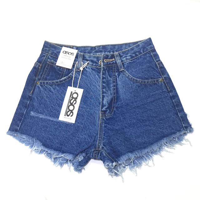 Short jean lai tua cut-out