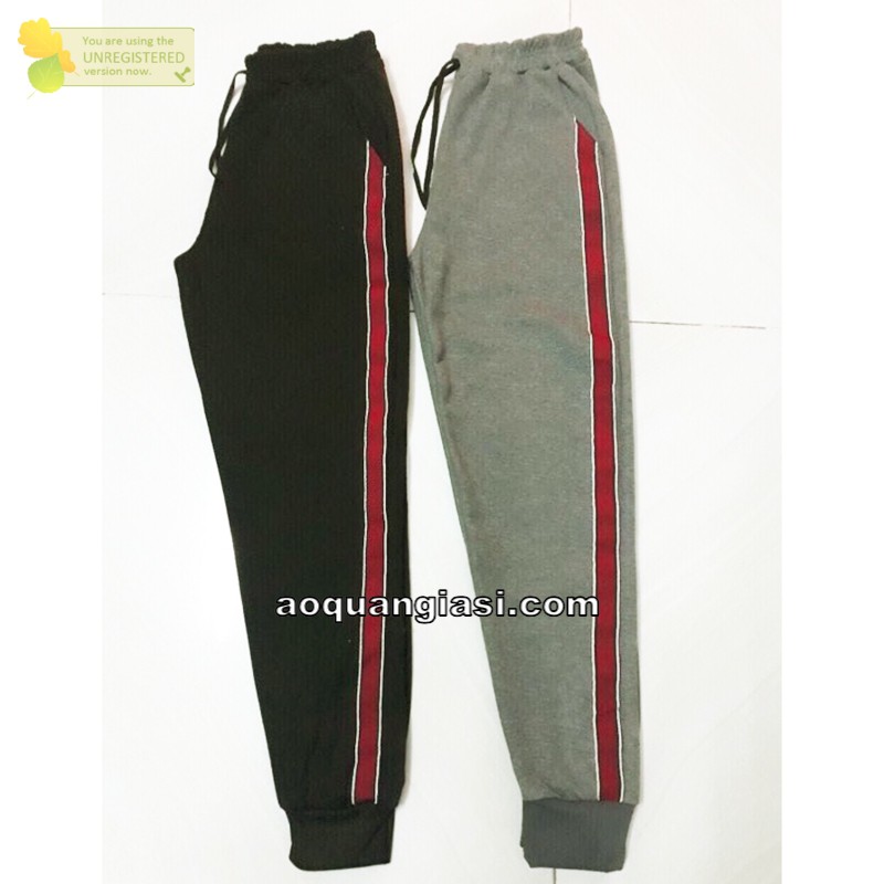 Quần jogger 1 sọc đỏ MT465