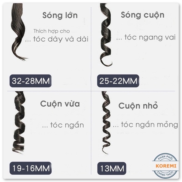 Máy Uốn Tóc Chuyên Nghiệp Xoay Trục