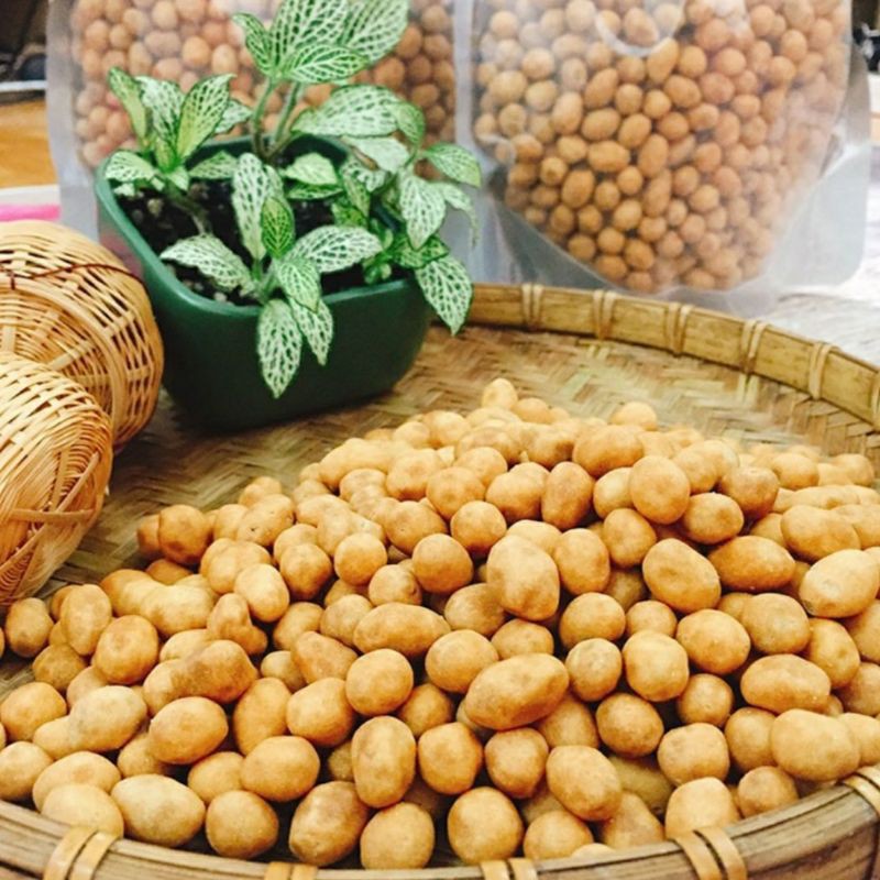 500g đậu phộng da cá cốt dừa .