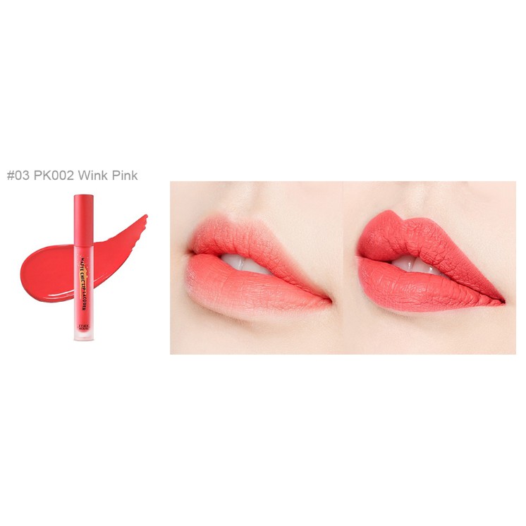 Son Kem Lì Matte Chic Lip Lacquer Wink Pink #PK002