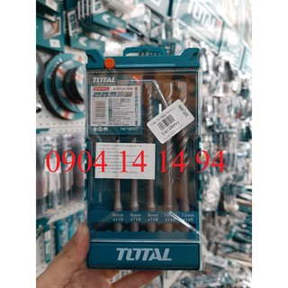 Bộ 5 mũi khoan bê tông đầu gài total tac190501
