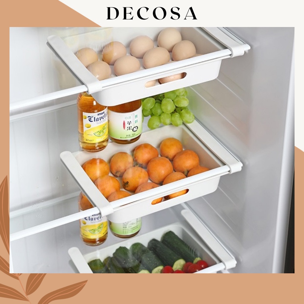 Khay đựng thực phẩm treo tủ lạnh tiện lợi DECOSA