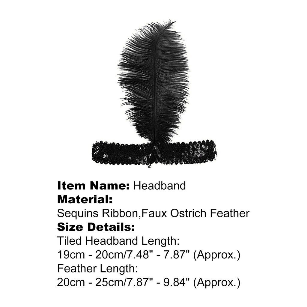 Băng đô phối lông vũ thời trang sành điệu cho nữ