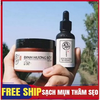 Combo tái tạo da hỏa tốc bà lão - sạch mụn liền da