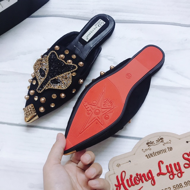Dép sục hồ ly đá fullbox