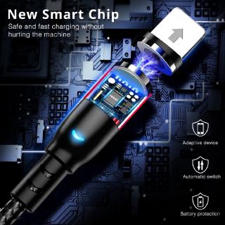 Dây Cáp Sạc Nhanh USB Type C Micro USB Có Đèn LED Cho IOS Huawei Android