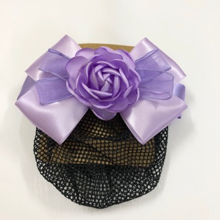 Kẹp nơ màu tím lilac (tím hoa cà) ROSES