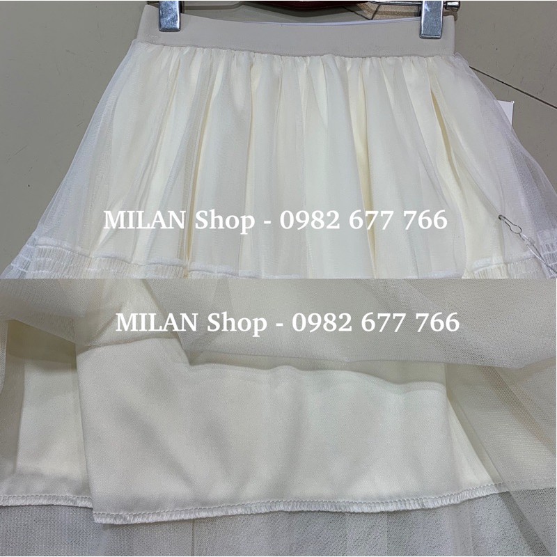 Chân váy von midi hai kiểu lót nhiều màu mix đồ quanh năm