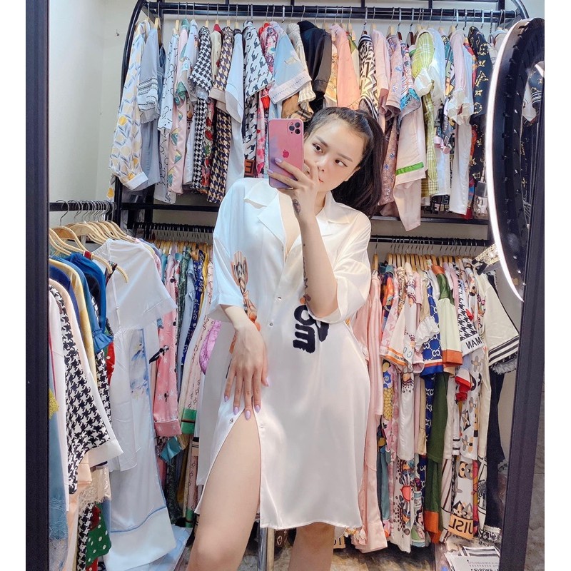 VÁY SƠMI GẤU L O V E CAO CẤP