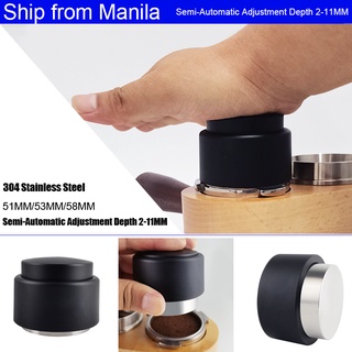 Búa đập bột cà phê bán tự động bằng thép không gỉ 304 51mm / 53mm / 58mm