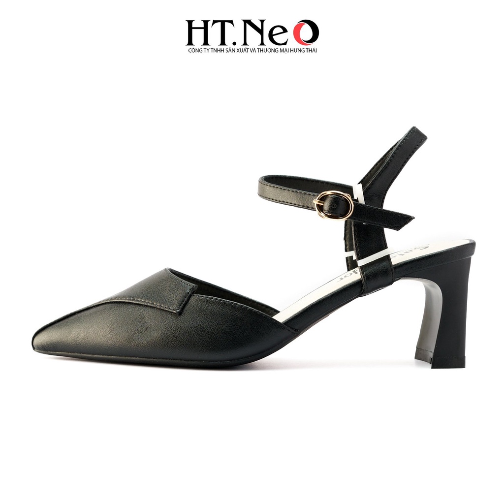 Sandal nữ HT.NEO Mũi nhon tinh tế, đế trụ mới siêu xinh, thiết kế trẻ trung, thanh lịch SDN107