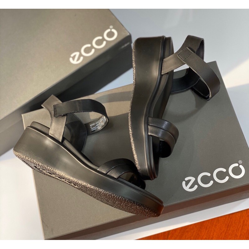 Sandal nữ da thật cao cấp thương hiệu Ecco 2021 thiết kế đơn giản và thời trang