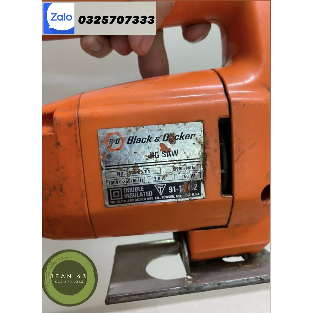 MÁY CƯA LỌNG BLACK & DECKER HÀNG NỘI ĐỊA NHẬT 110V