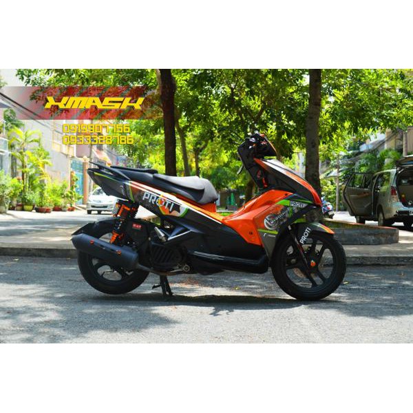 Tem Air Blade Mẫu Proti Đen Cam