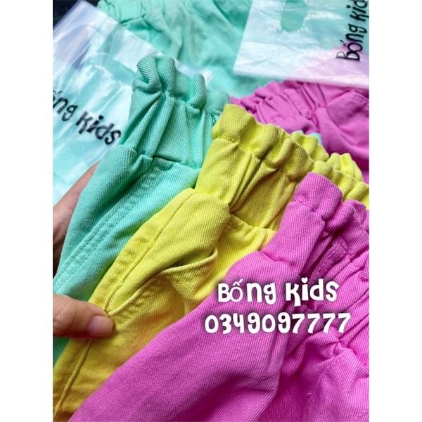 Chân Váy Kaki Bé Gái In Hình Cute GÊ