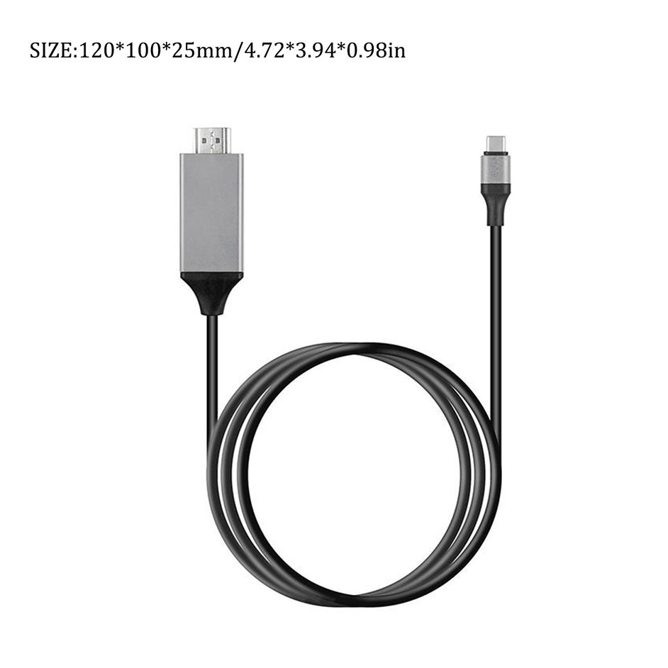 Dây Cáp Chuyển Đổi Cổng Type-C Sang Hdmi Hdtv 4k Cho Samsung Galaxy Note 8 9 S10 + Plus Type-C android