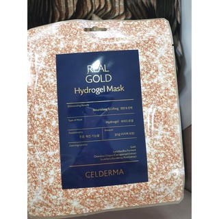 Mặt nạ thạch Celderma Real Gold Hydrogel Mask