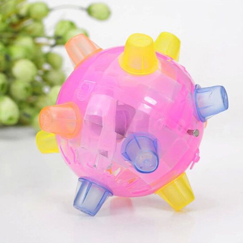 Đồ Chơi Quả Bóng Nhảy Có Nhạc Và Đèn RGB 5in Cỡ Nhỏ / Vừa / Nhỏ