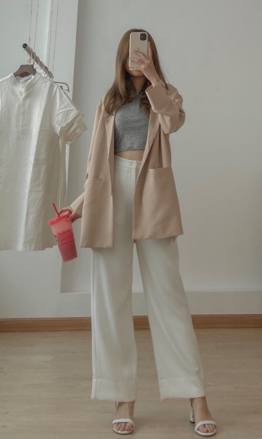 Áo Croptop thun cotton RUCHAN