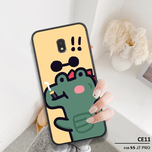 Ốp lưng samsung J7 Pro in hình 3D khủng long dễ thương rẻ đẹp