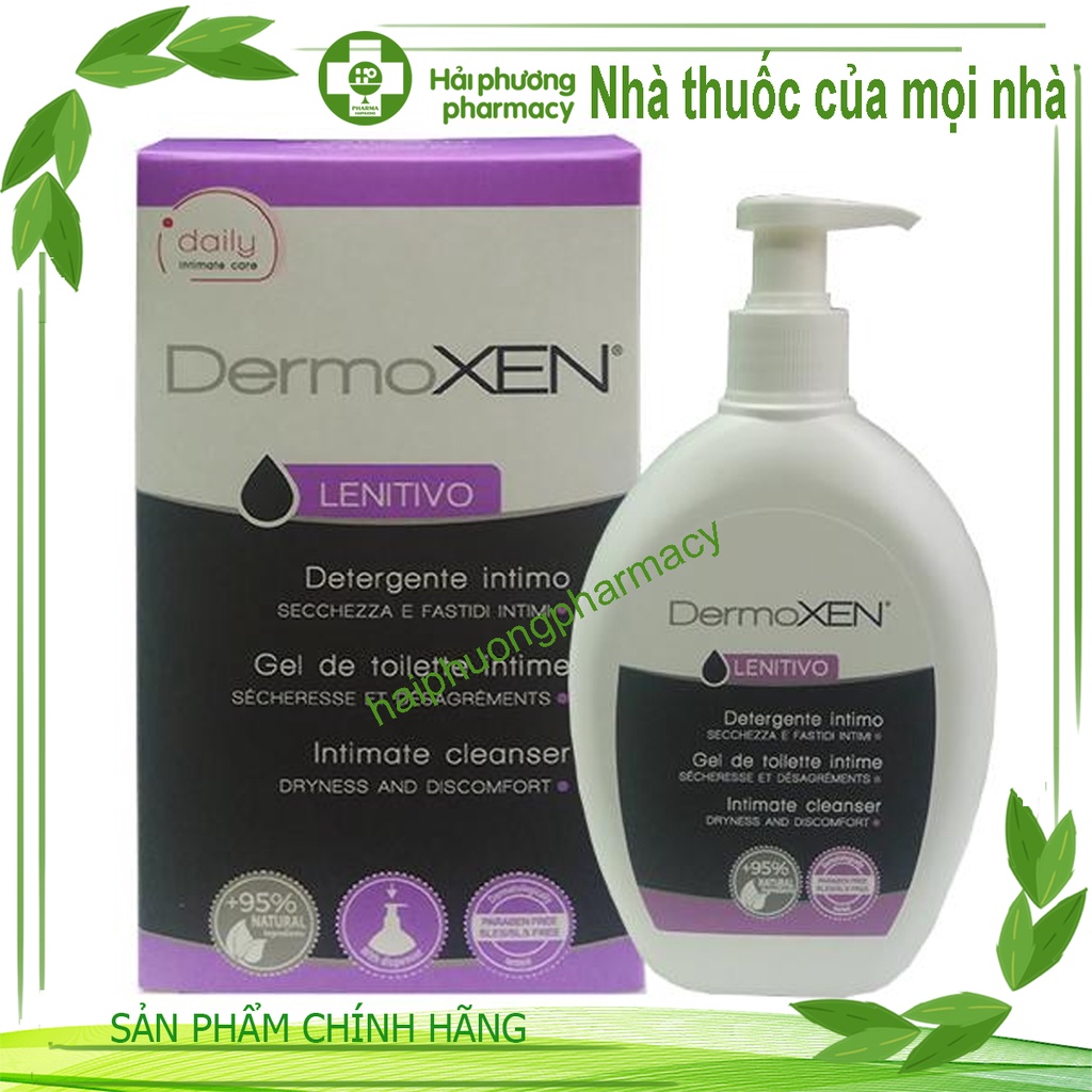 Dung dịch vệ sinh phụ nữ giảm ngứa DermoXEN lenitivo chai 200ml