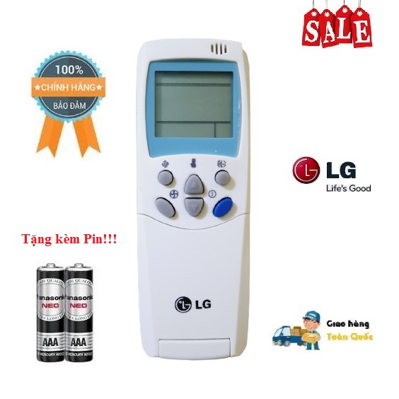 Remote Điều khiển điều hòa LG 1&2 chiều Inverter- Hàng chính hãng  mới 100% Tặng kèm Pin