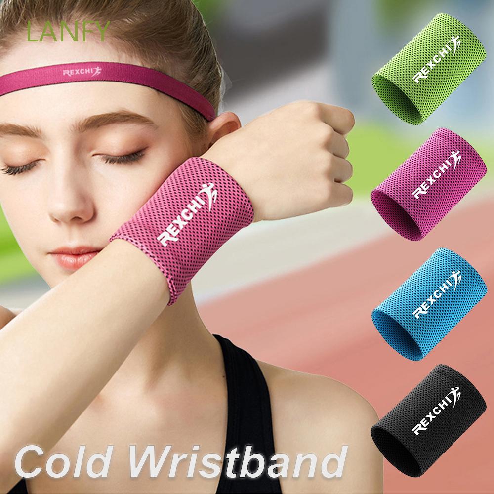 1pcs Băng đeo cổ tay chơi tennis/tập yoga giúp làm mát