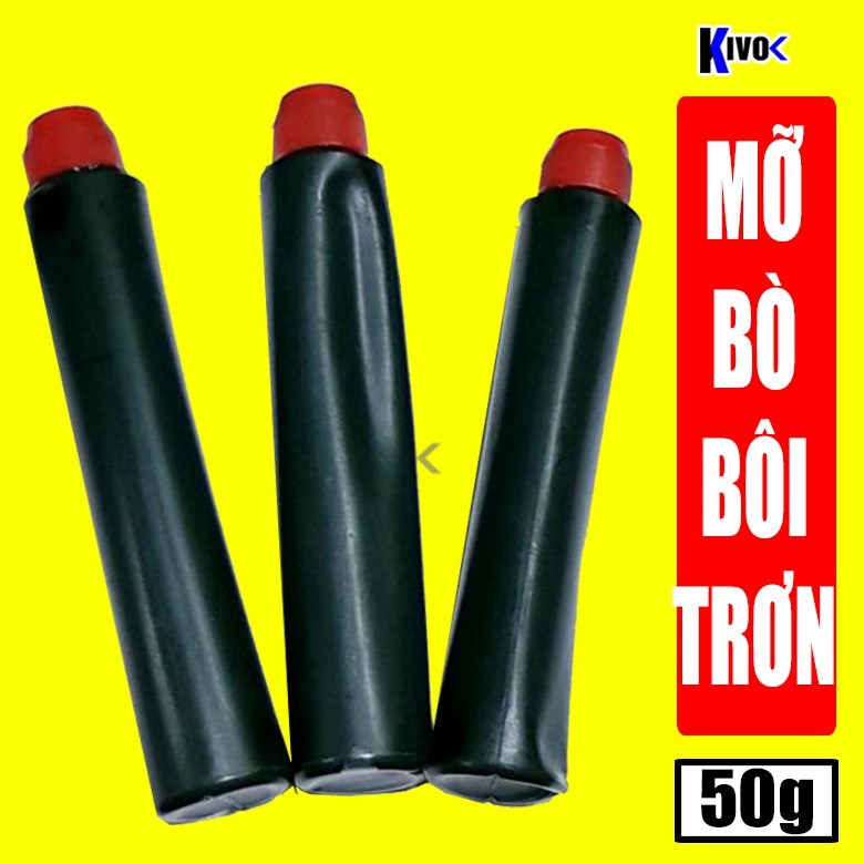 Bộ 2 Tuýp Mỡ Bò Bôi Trơn 50g Cao Cấp - Bôi Trơn Làm Nhờn / Giảm Ma Sát Chống Gỉ - Phụ Gia Ô Tô - Kivo