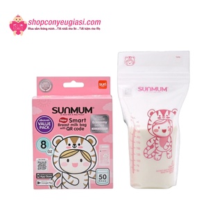Túi Trữ Sữa Sunmum Baby Thái Lan - Hộp 50 cái x 250ml