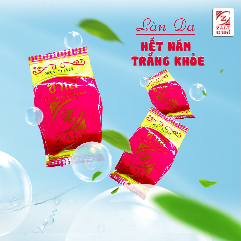 Kem Dưỡng Trắng Da ZALE Vàng 3g Chống Năng SPF 30