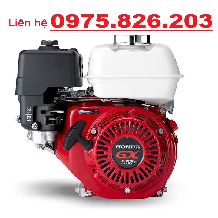 [Freeship] - Máy Nổ – Động Cơ Xăng Honda GX160T2 QM 5.5HP/4.0KW - Hàng chính hãng, nhập khẩu Nhật Bản