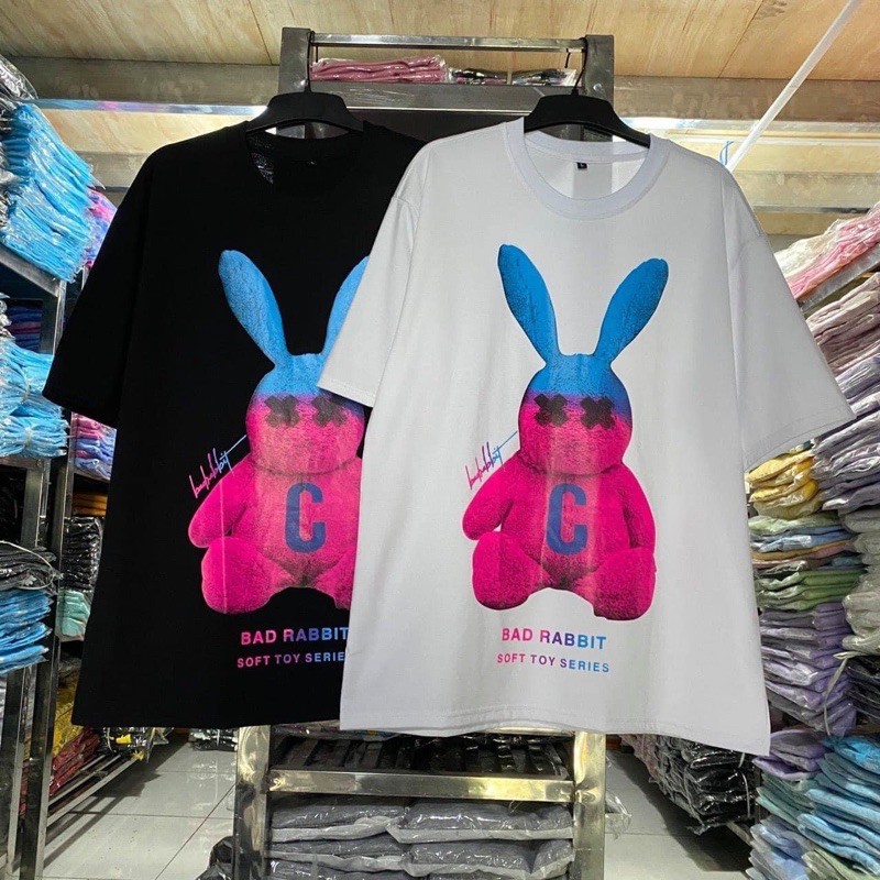 [Mã FASHIONT4MA giảm 10K đơn 50K] ÁO PHÔNG THỎ BAD RABBIT - THỎ 7 Màu | BigBuy360 - bigbuy360.vn