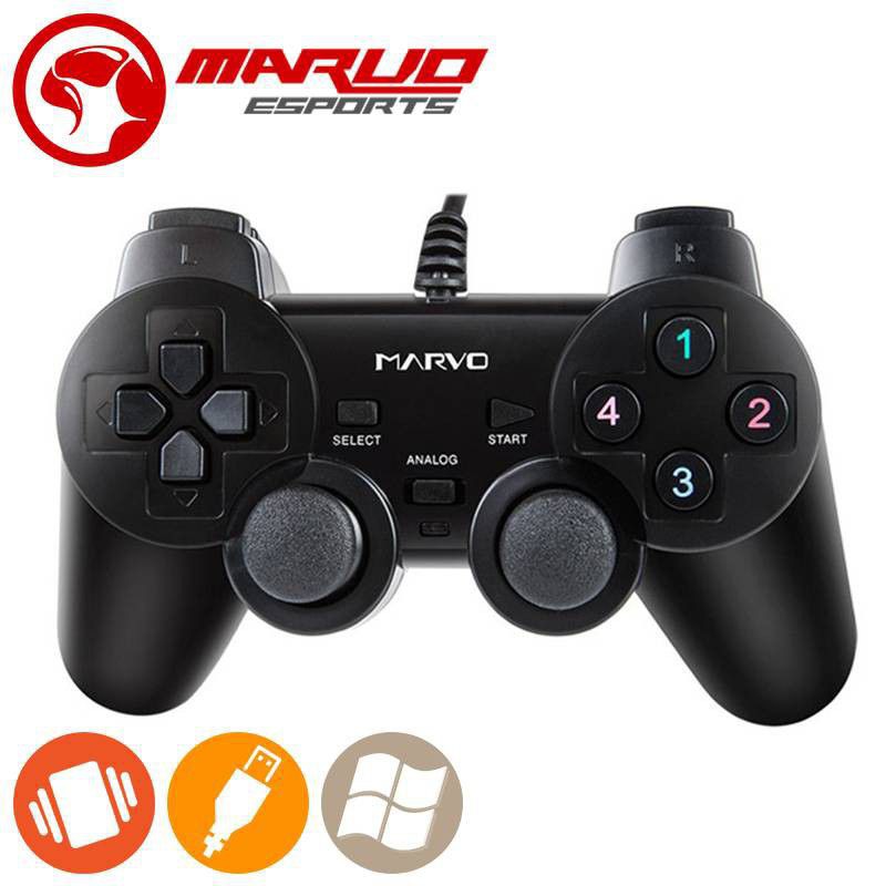 Tay cầm chơi Game Marvo đơn rung GT 006