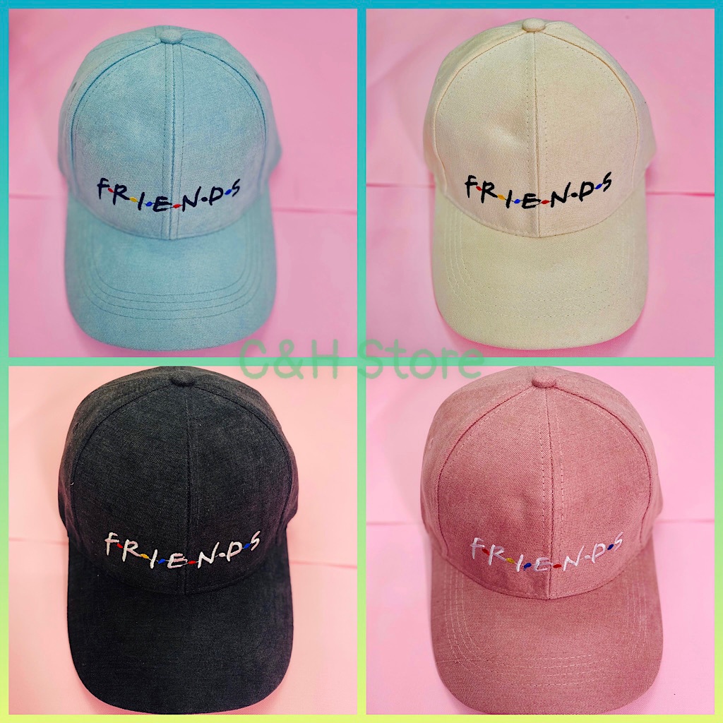 Mũ lưỡi trai nam nữ, nón kết thêu chữ FRIENDS form unisex phong cách Ulzzang Hàn Quốc cá tính năng động NVN25
