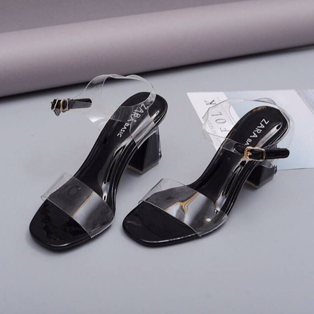 GIÀY DÉP SANDAL QUAI TRONG THỜI TRANG CAO CẤP ĐẾ 5CM
