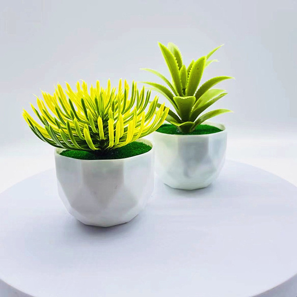 Chậu Cây Cảnh Nhân Tạo Bằng Nhựa Chống Nước Không Tưới Nước