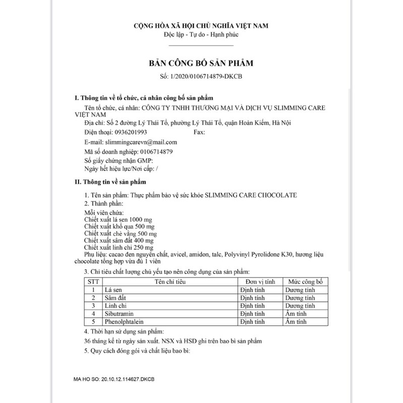 Viên Chocolate Giảm Cân Slimming Care Thảo Mộc Có Bán Sĩ | BigBuy360 - bigbuy360.vn