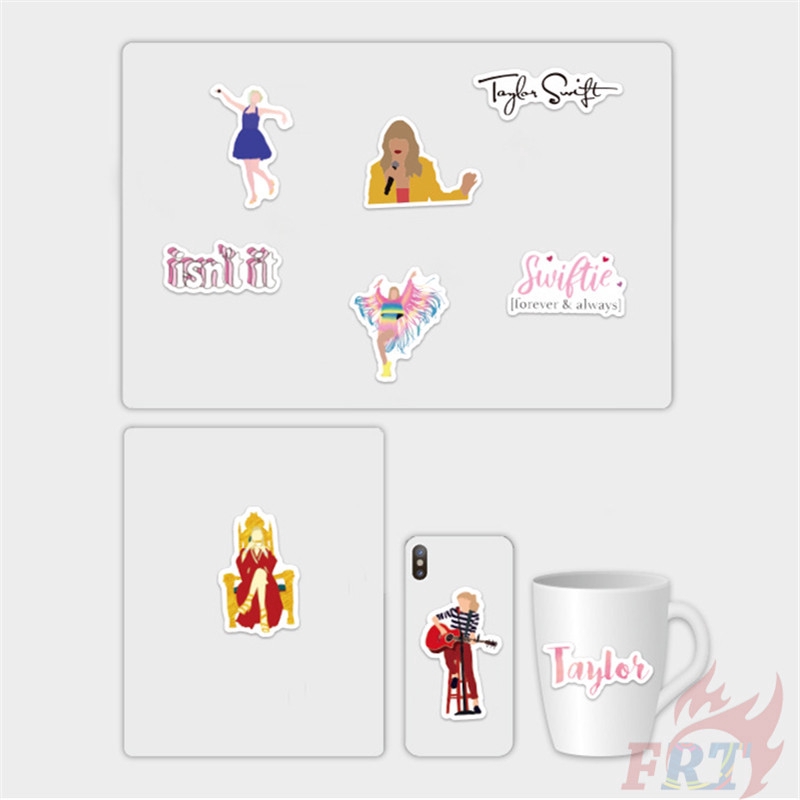 ❉ Taylor Swift - Series 02 Popular &amp; Country Music Singer Stickers ❉ 52Pcs/Set Superstar DIY Fashion Decals Doodle Stickers