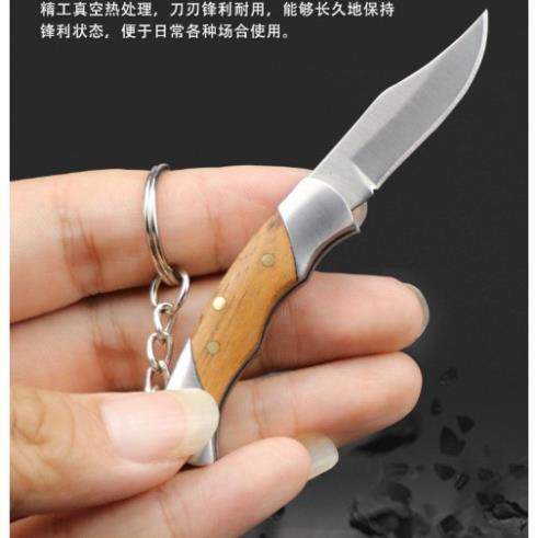 Dao Que Mini Siêu Nhỏ - Dây Treo Và Móc Khóa Tôt - Thép Dầy - Hoàng Thiện Cao
