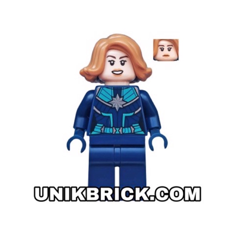 Lego UNIK BRICK Marvel Captain Marvel Vers Đội trưởng Marvel chính hãng (như hình).